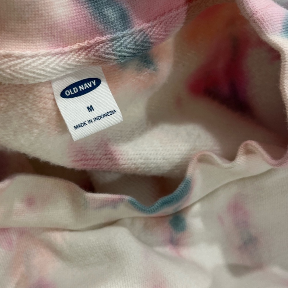 OLD NAVY CROPPED TIE DYED SWEATSHIRT - Picture 11 of 14